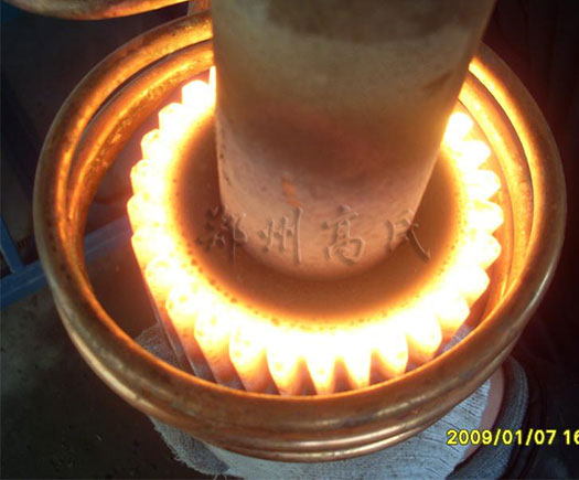 高頻感應加熱設備對花鍵軸淬火 高頻感應加熱設備對花鍵軸淬火