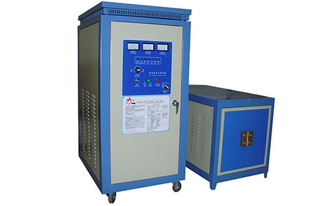 新型汽車板簧加熱卷耳就用120kw超音頻淬火設(shè)備